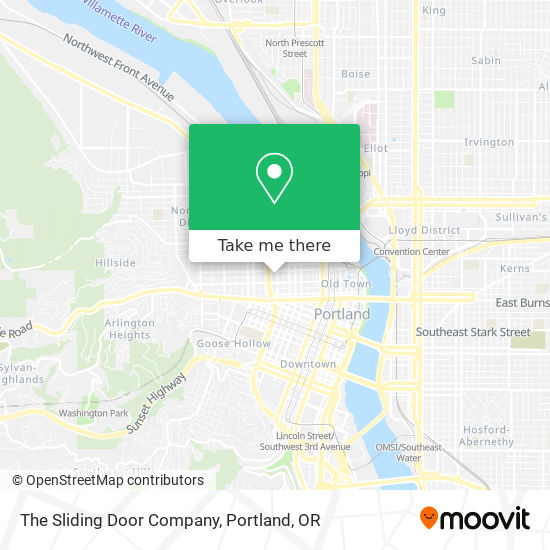 The Sliding Door Company map
