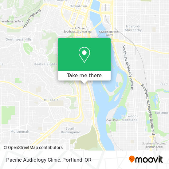 Pacific Audiology Clinic map