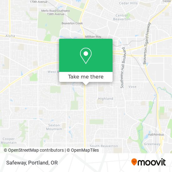 Safeway map