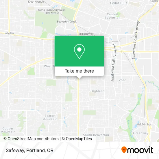 Mapa de Safeway