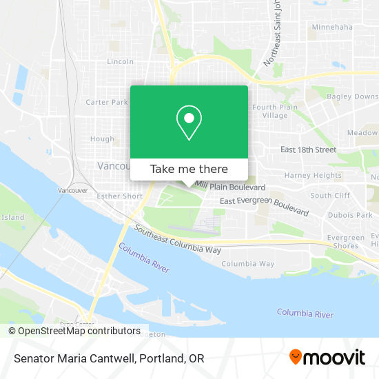 Mapa de Senator Maria Cantwell