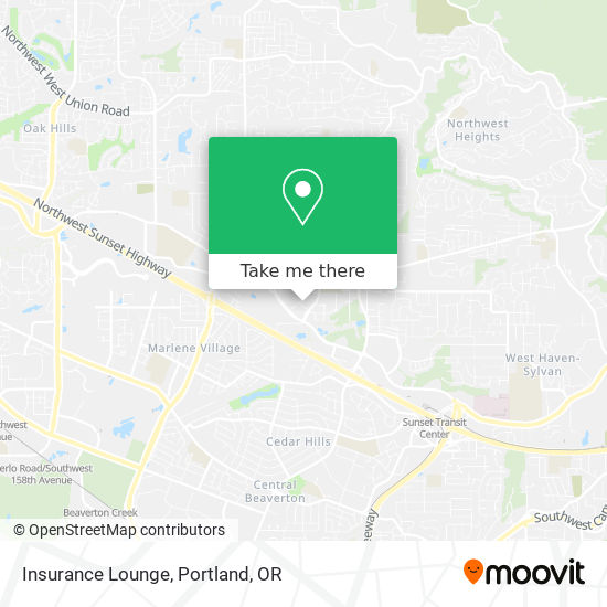 Insurance Lounge map