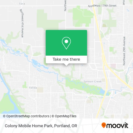 Mapa de Colony Mobile Home Park