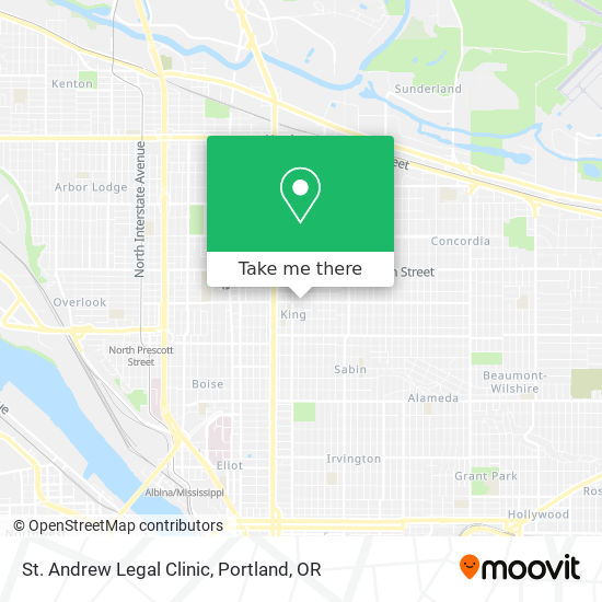 St. Andrew Legal Clinic map