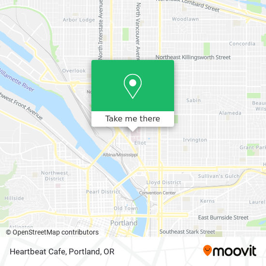 Mapa de Heartbeat Cafe
