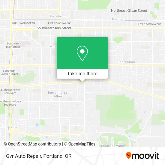 Gvr Auto Repair map