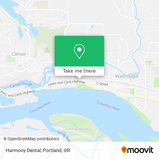 Mapa de Harmony Dental