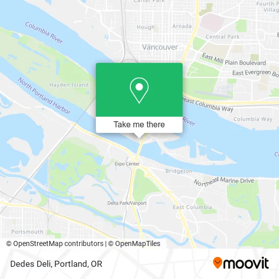 Dedes Deli map