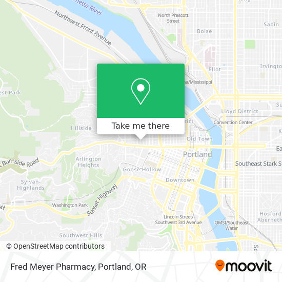 Mapa de Fred Meyer Pharmacy