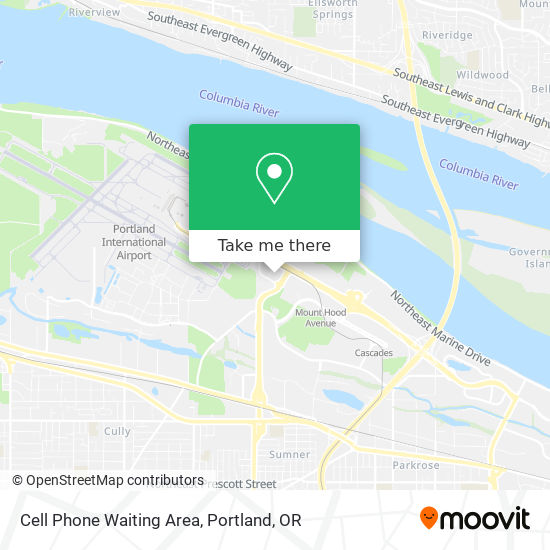 Cell Phone Waiting Area map