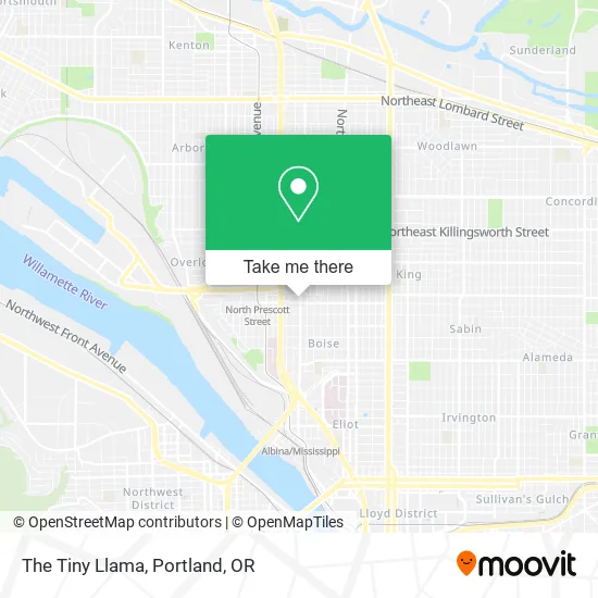 The Tiny Llama map