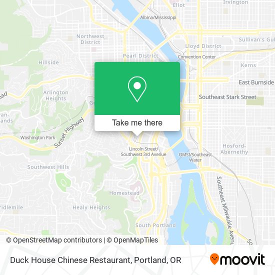 Mapa de Duck House Chinese Restaurant