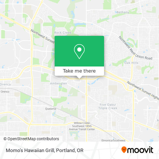 Mapa de Momo's Hawaiian Grill