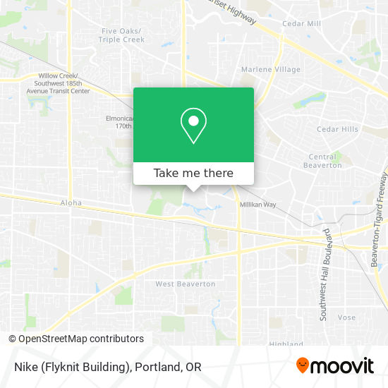Mapa de Nike (Flyknit Building)