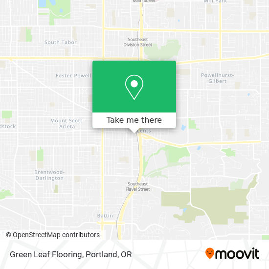 Green Leaf Flooring map