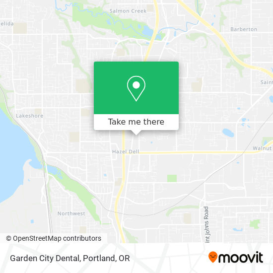 Mapa de Garden City Dental
