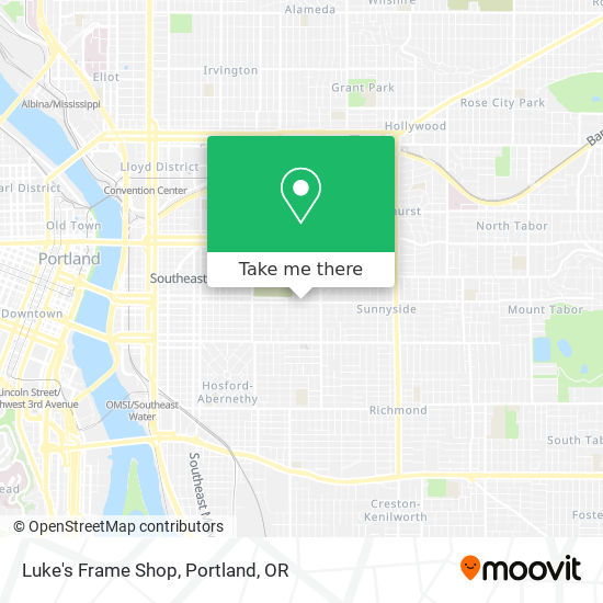 Luke's Frame Shop map