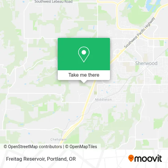 Freitag Reservoir map