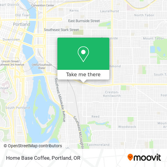 Home Base Coffee map