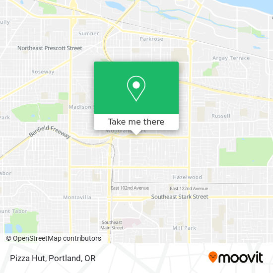 Pizza Hut map