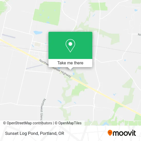 Sunset Log Pond map
