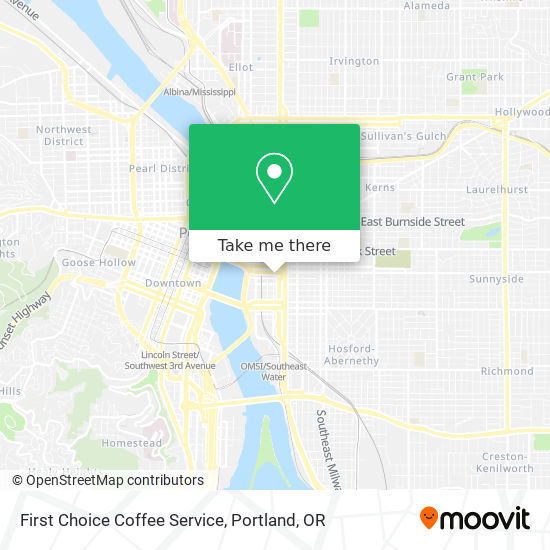 Mapa de First Choice Coffee Service