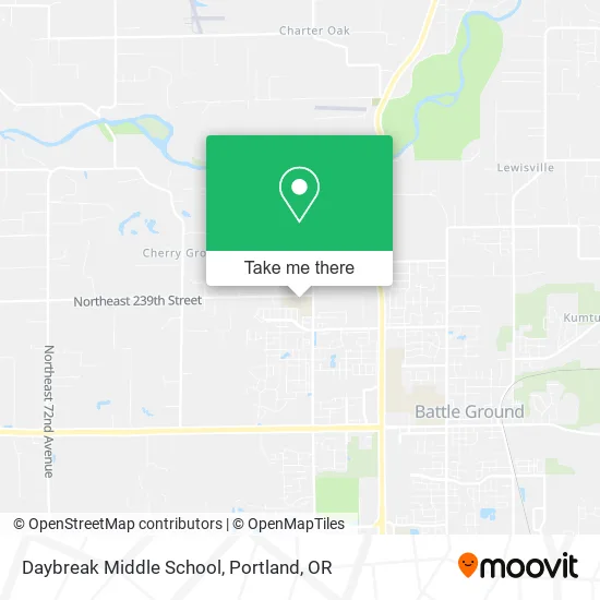 Daybreak Middle School map