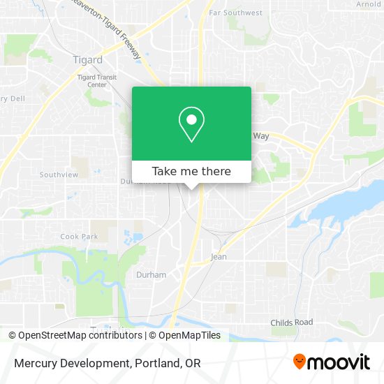 Mercury Development map