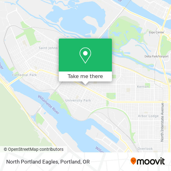 Mapa de North Portland Eagles