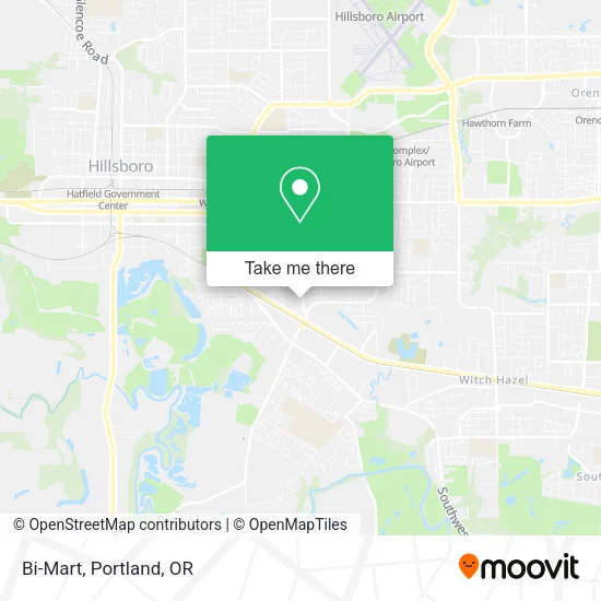 Mapa de Bi-Mart