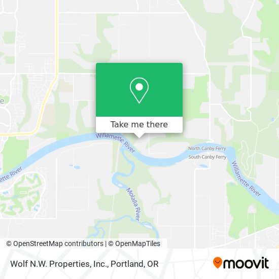 Wolf N.W. Properties, Inc. map