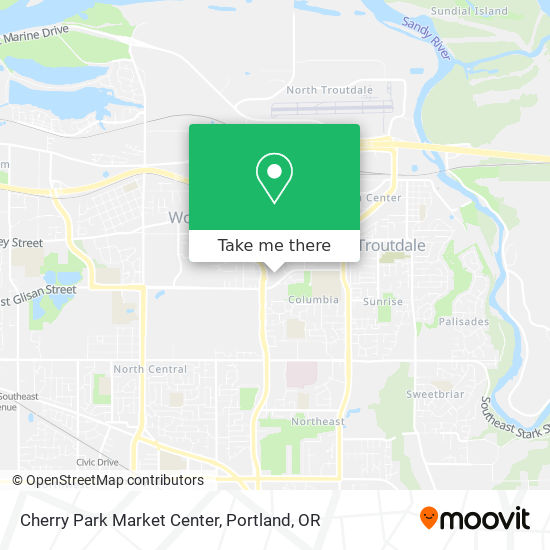 Cherry Park Market Center map