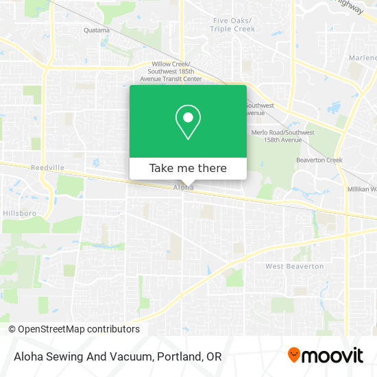 Mapa de Aloha Sewing And Vacuum