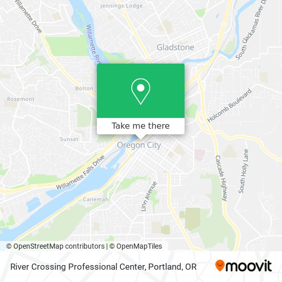 River Crossing Professional Center map