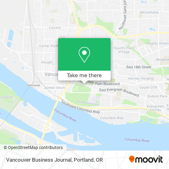 Mapa de Vancouver Business Journal