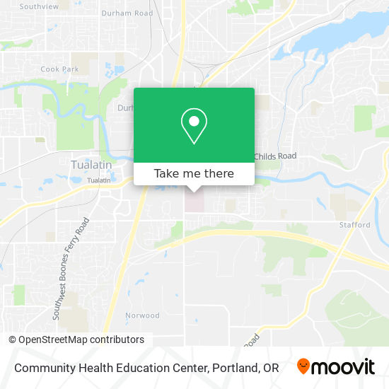 Community Health Education Center map