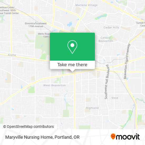 Mapa de Maryville Nursing Home