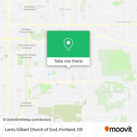 Lents Gilbert Church of God map