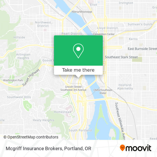 Mcgriff Insurance Brokers map