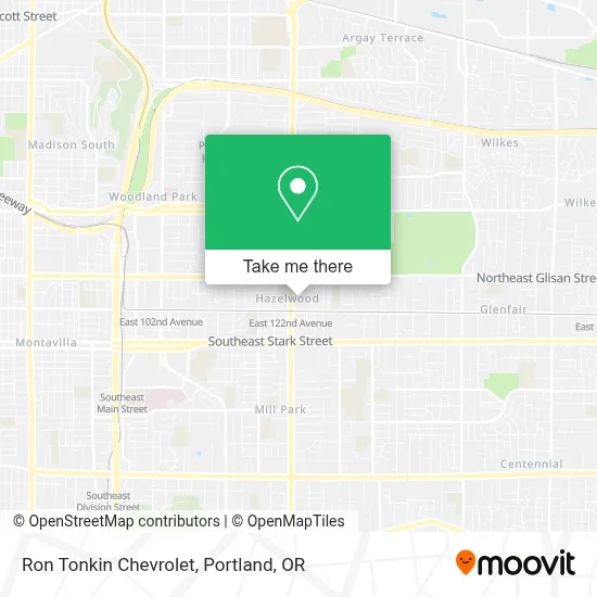 Ron Tonkin Chevrolet map