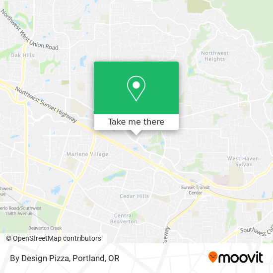 By Design Pizza map