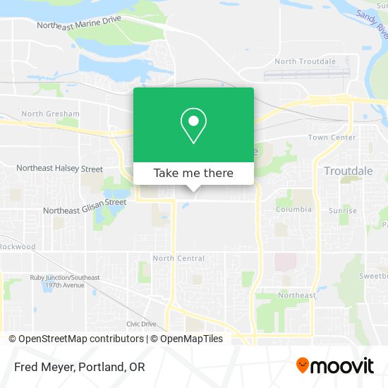 Mapa de Fred Meyer