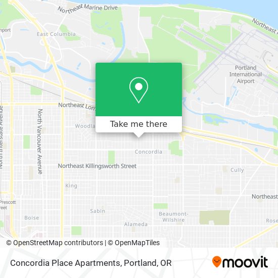 Mapa de Concordia Place Apartments