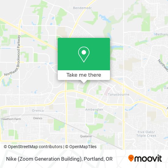 Mapa de Nike (Zoom Generation Building)
