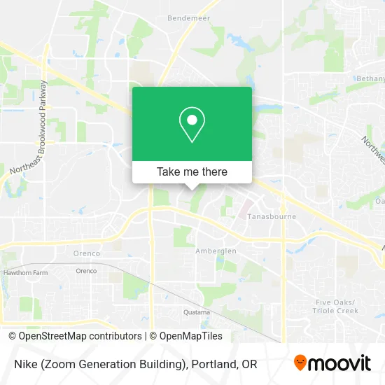 Mapa de Nike (Zoom Generation Building)
