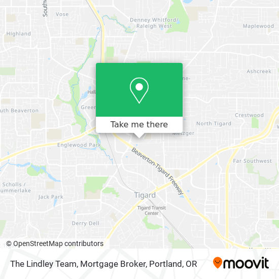 The Lindley Team, Mortgage Broker map