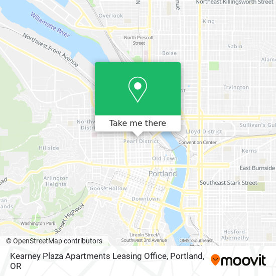 Mapa de Kearney Plaza Apartments Leasing Office