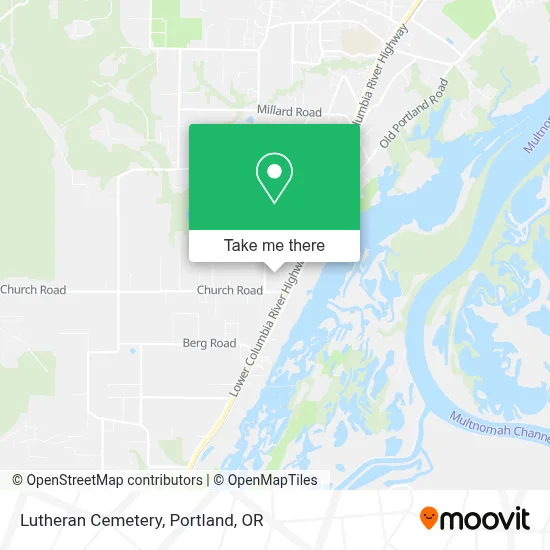 Lutheran Cemetery map