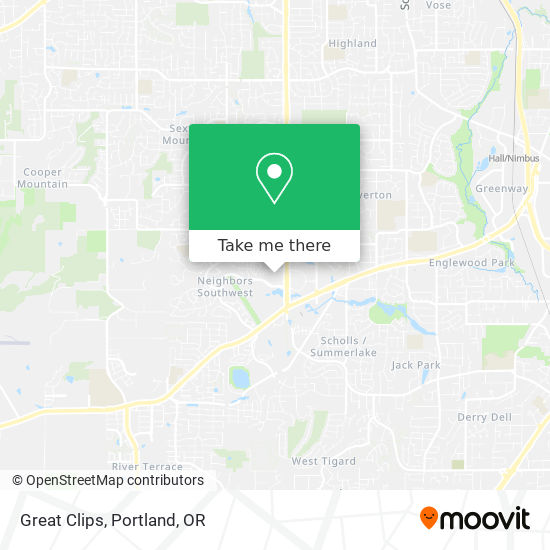 Great Clips map