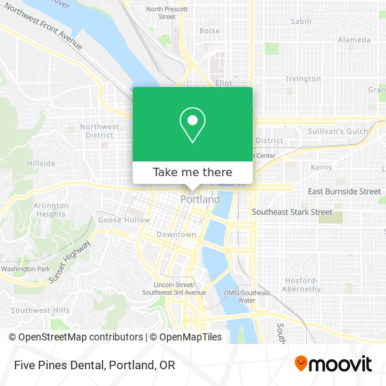 Five Pines Dental map